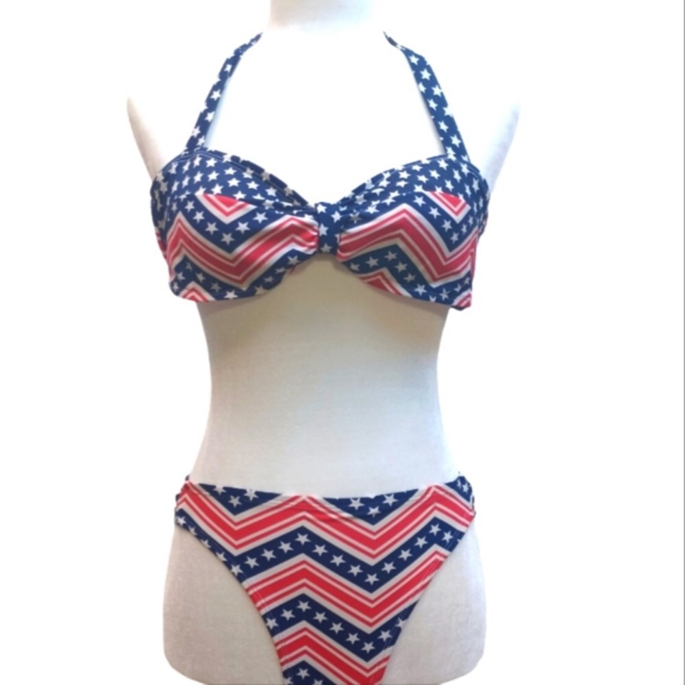 Catalina Stars and Stripes Patriotic Bikini Swimsuit 🇺🇸